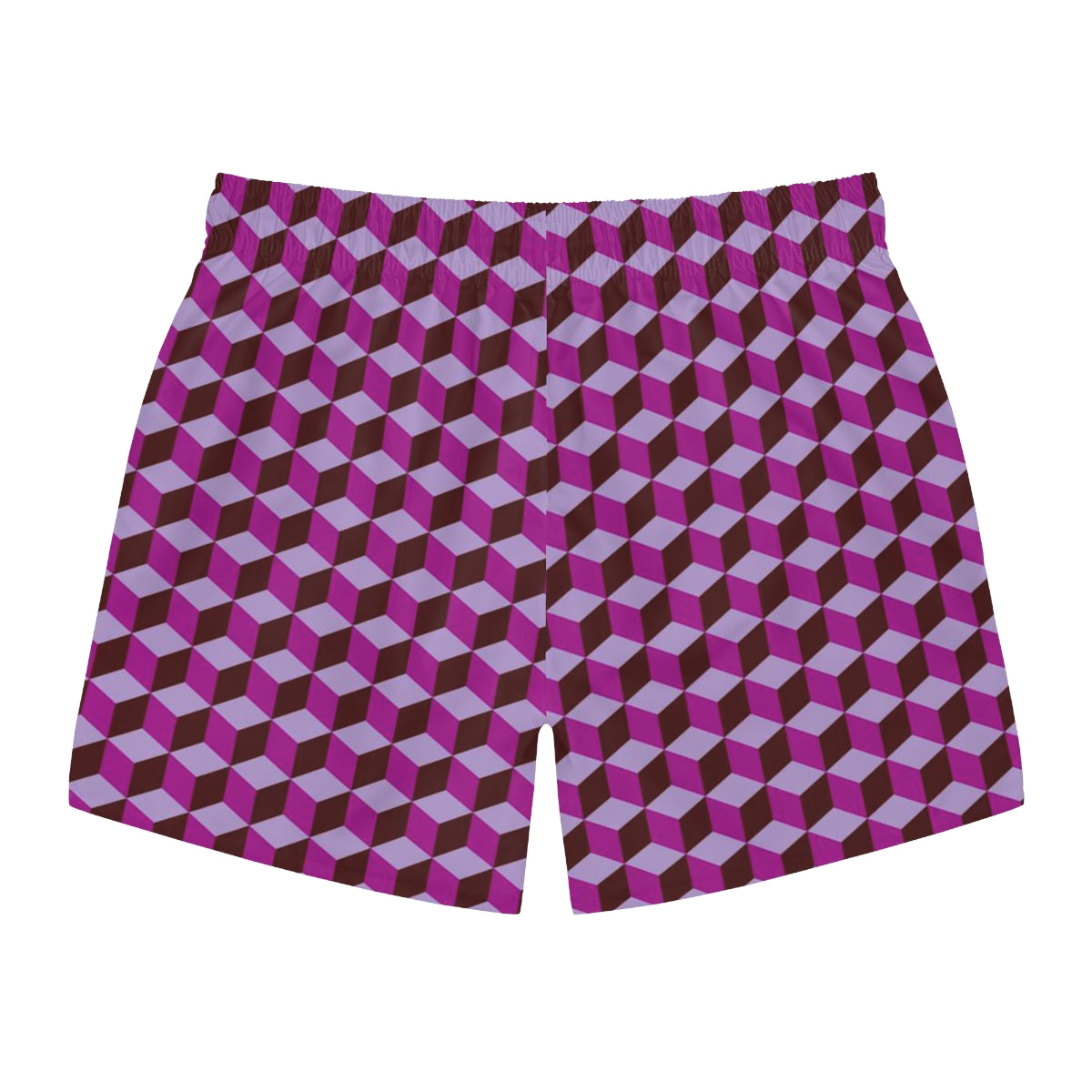 SWIM TRUNKS GEO PURPLE