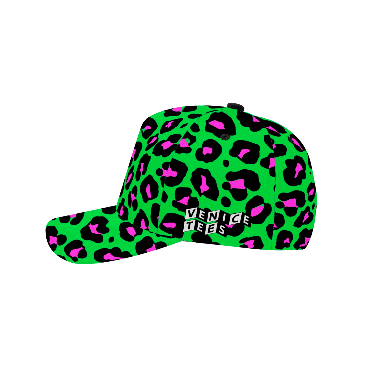 GREEN LEOPARD BASEBALL CAP