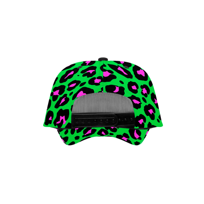 GREEN LEOPARD BASEBALL CAP