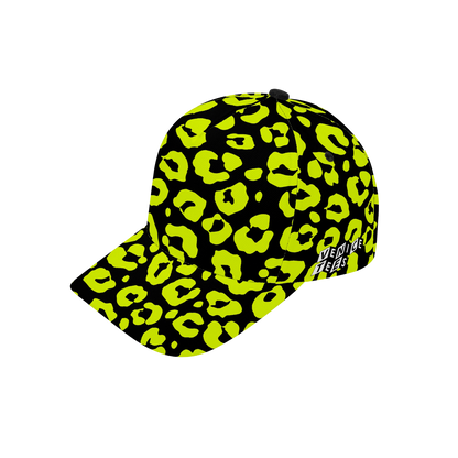 INVERTED YELLOW LEOPARD BASEBALL CAP