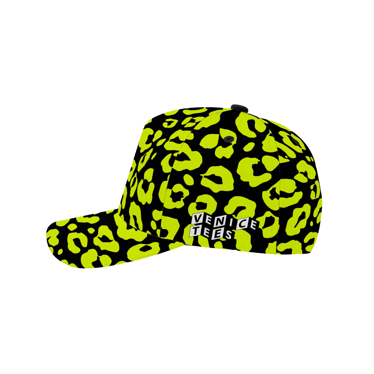 INVERTED YELLOW LEOPARD BASEBALL CAP