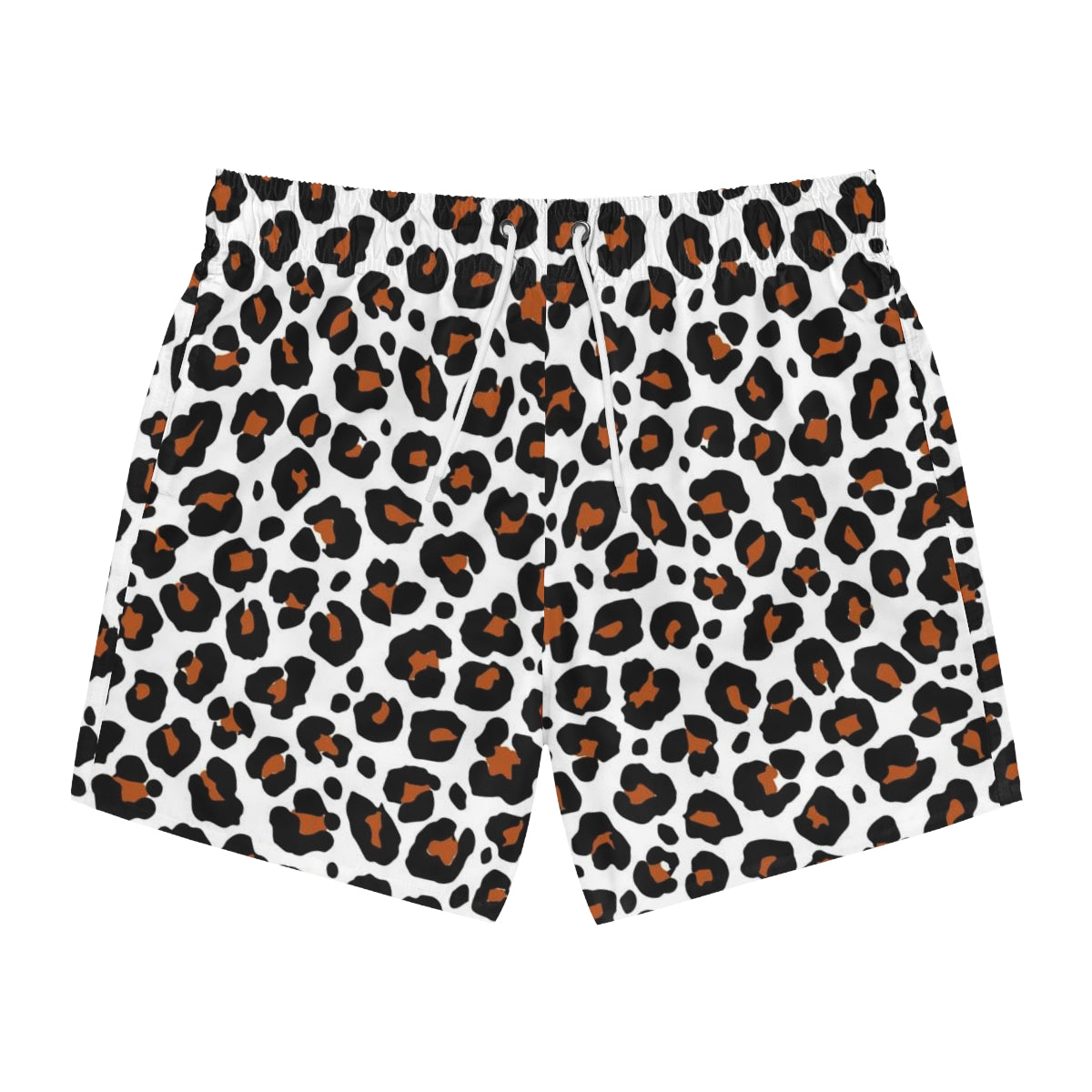 SWIM TRUNKS WHITE LEOPARD - VENICE TEES®