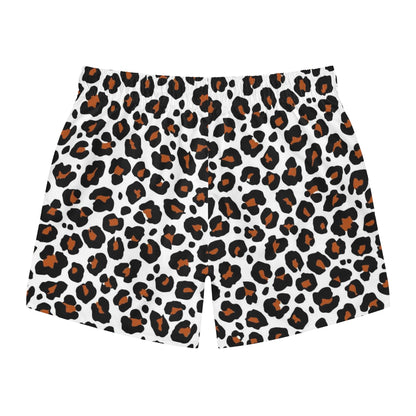 SWIM TRUNKS WHITE LEOPARD - VENICE TEES®