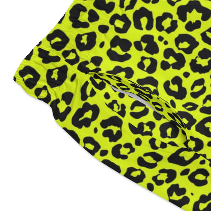 SWIM TRUNKS YELLOW LEOPARD - VENICE TEES®