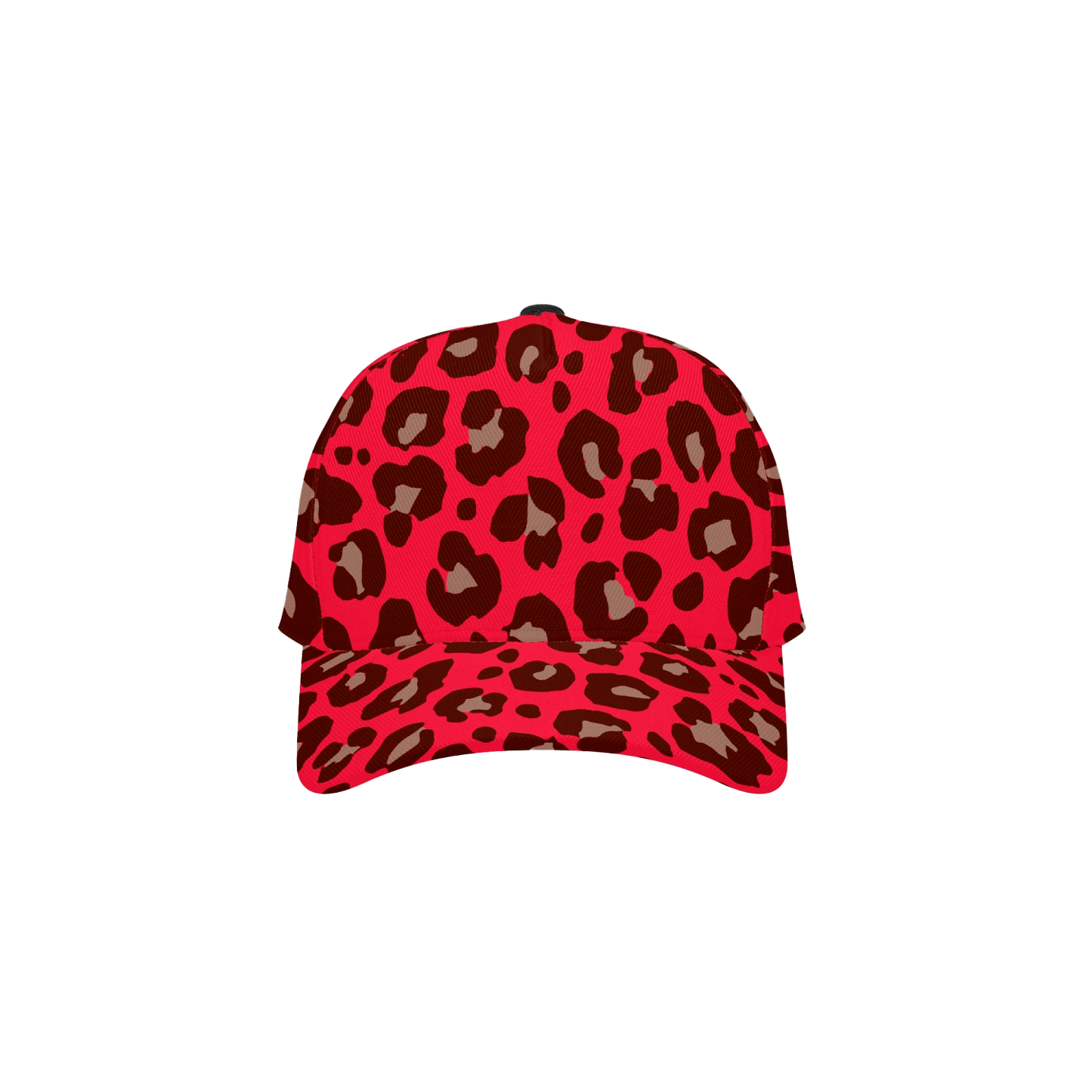 RED LEOPARD BASEBALL CAP