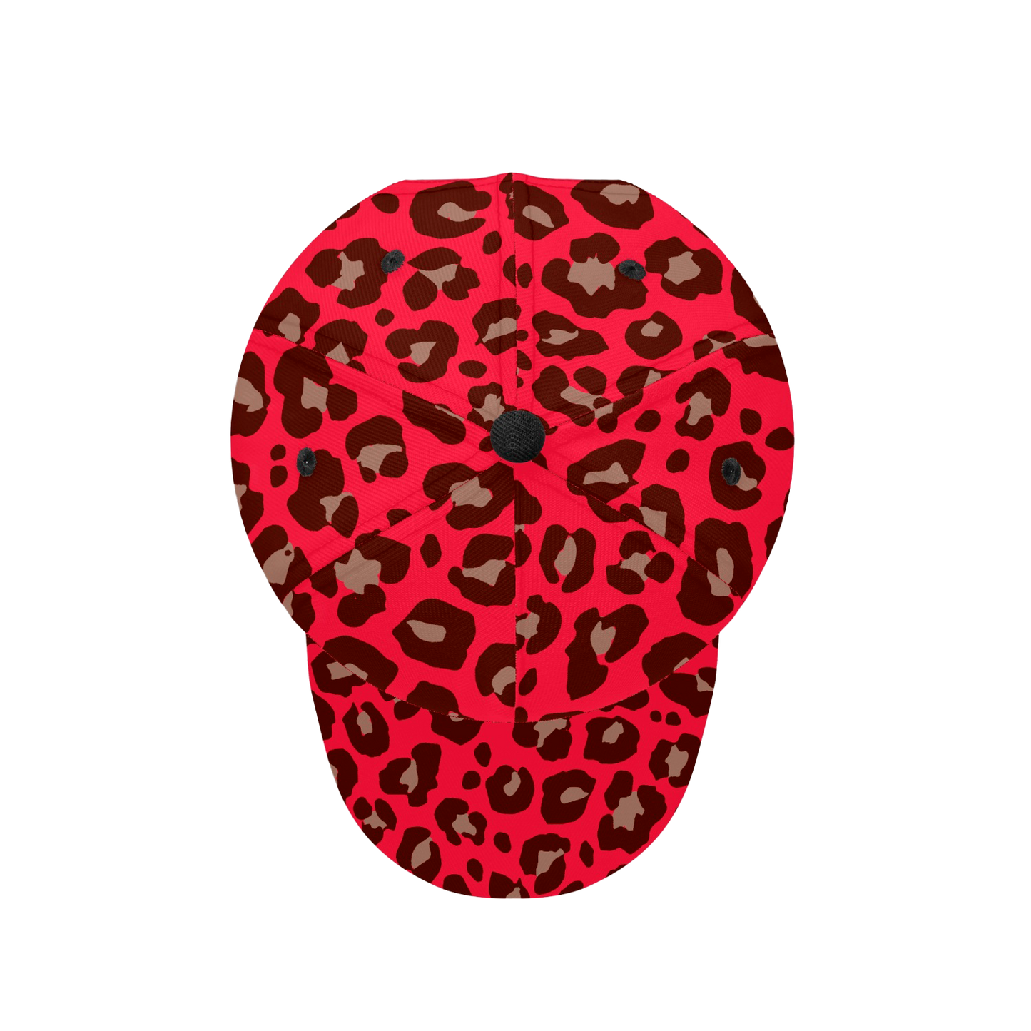 RED LEOPARD BASEBALL CAP