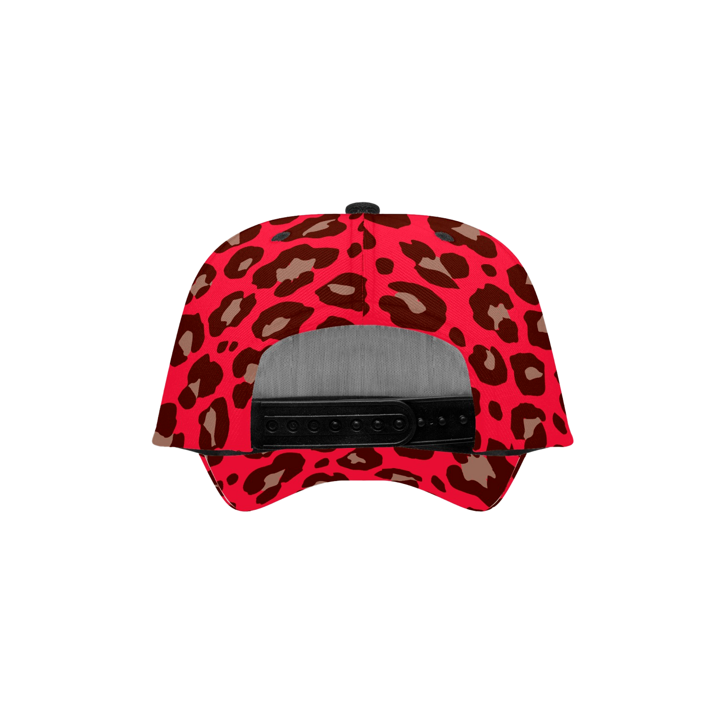 RED LEOPARD BASEBALL CAP