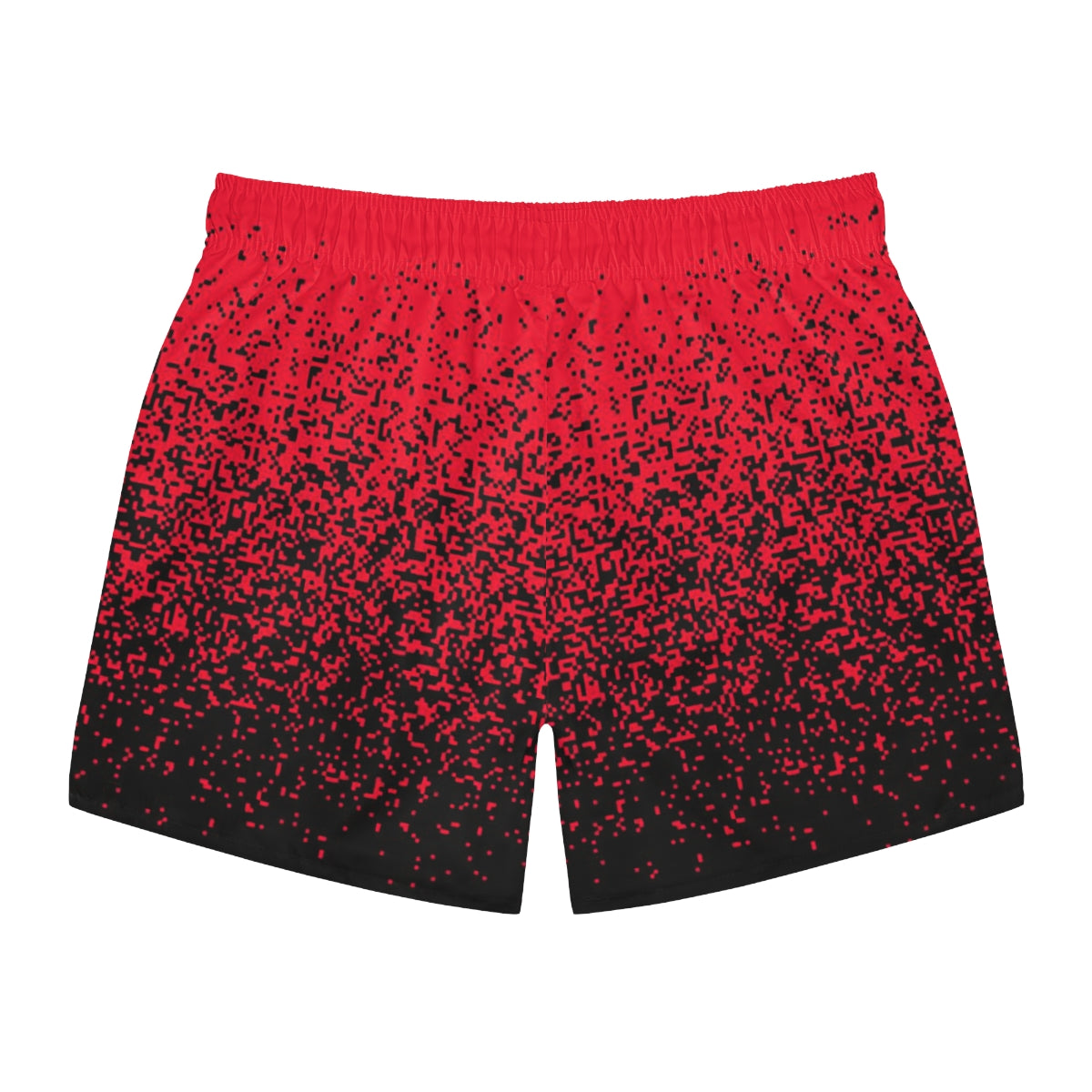 SWIM TRUNKS RED PIXELS - VENICE TEES®