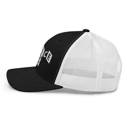 VENICE TEES LOGO BLACK/WHITE TRUCKER CAP