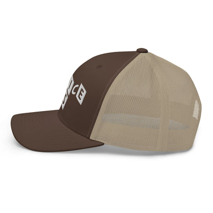 VENICE TEES LOGO BROWN/KHAKI TRUCKER CAP