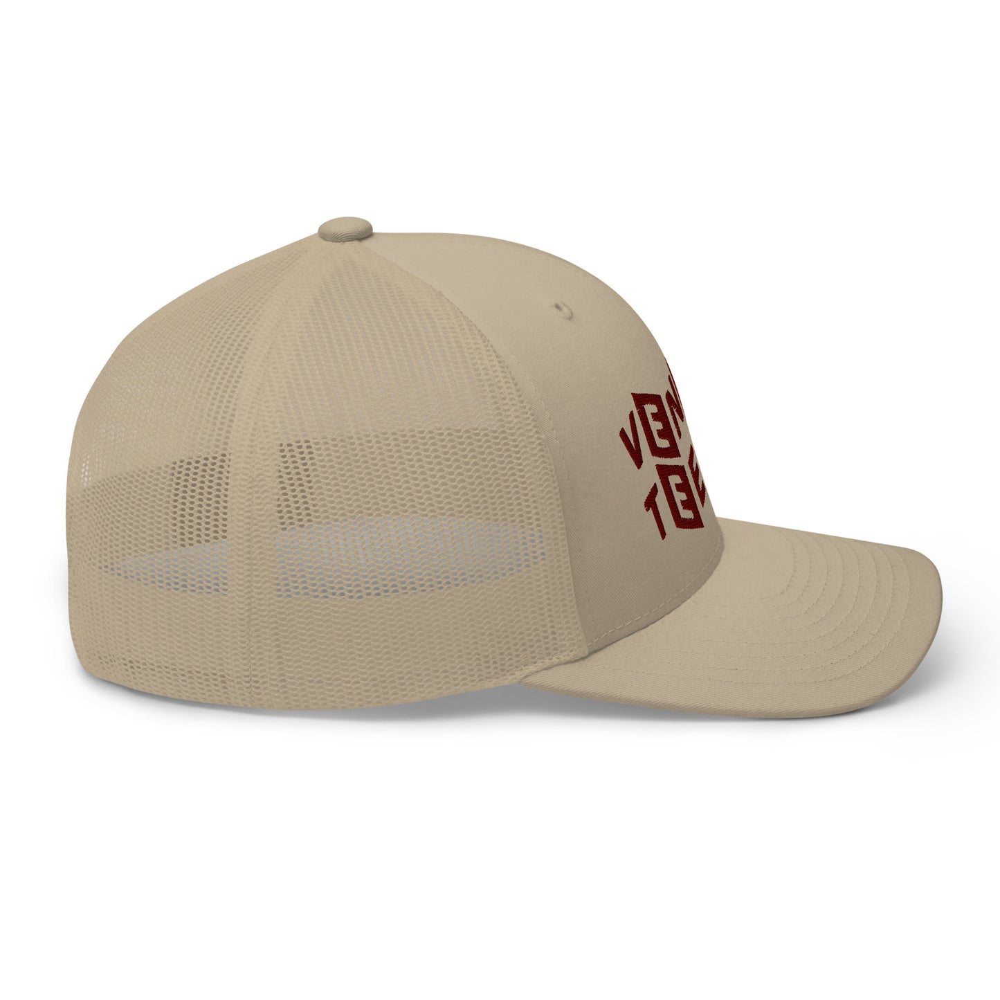 VENICE TEES LOGO KHAKI TRUCKER CAP