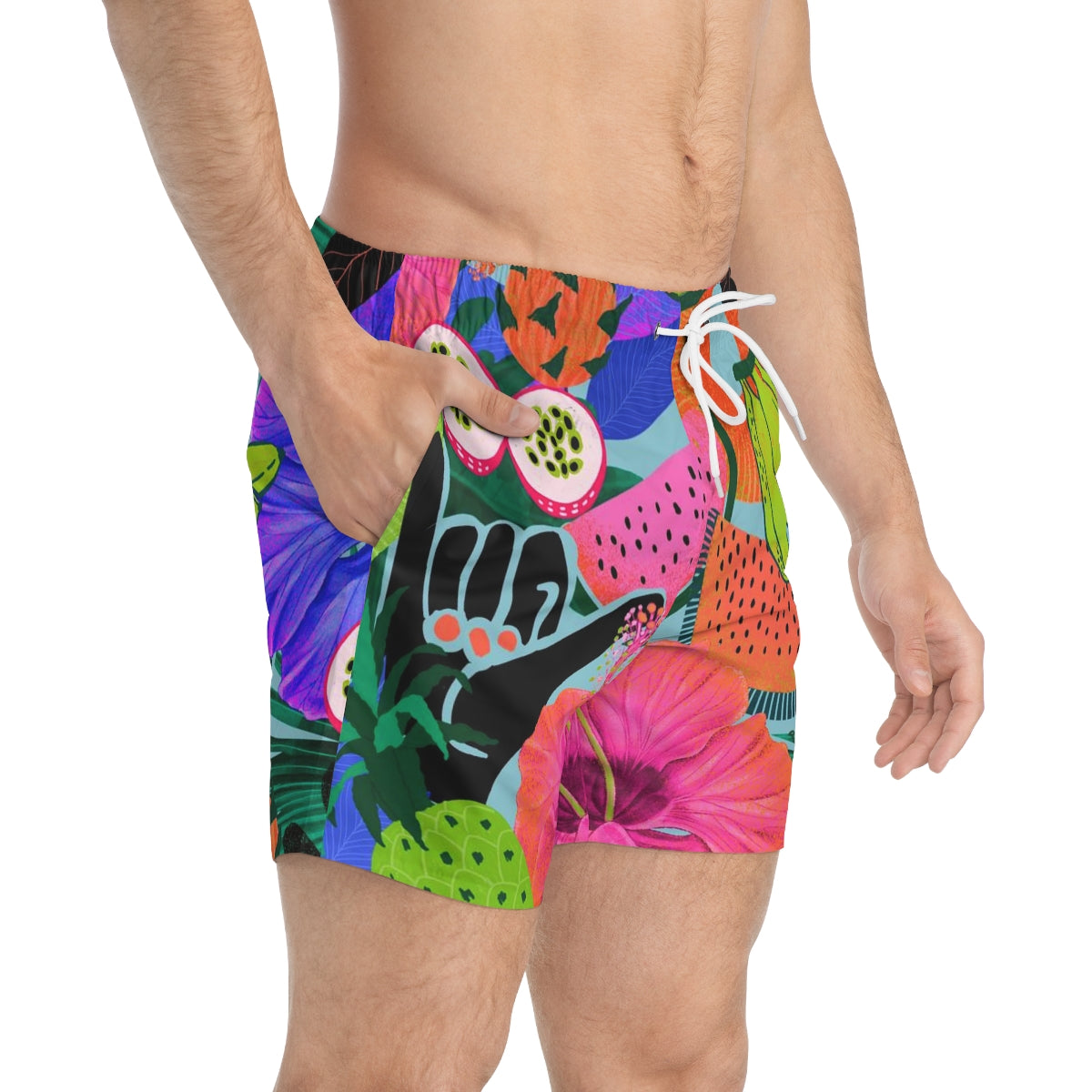 SWIM TRUNKS TROPICAL 2 - VENICE TEES®