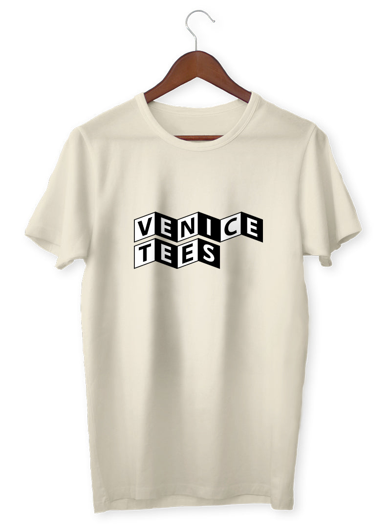 VENICE TEES NATURAL LOGO