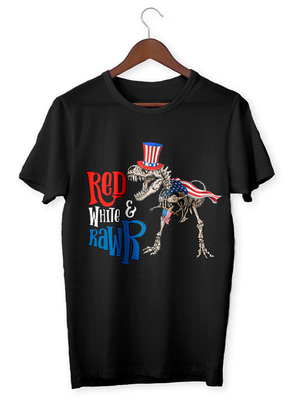 RED WHITE & RAWR - VENICE TEES®