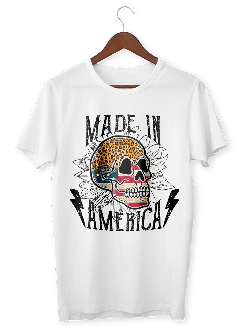 MADE IN AMERICA SKULL - VENICE TEES®