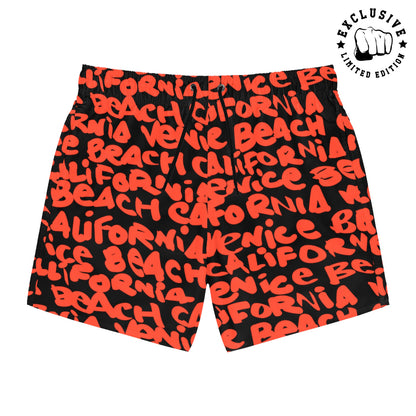 SWIM TRUNKS VENICE ORANGE