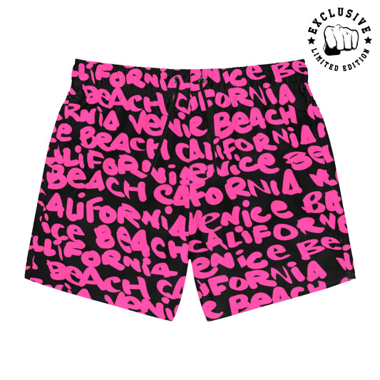 SWIM TRUNKS VENICE PINK