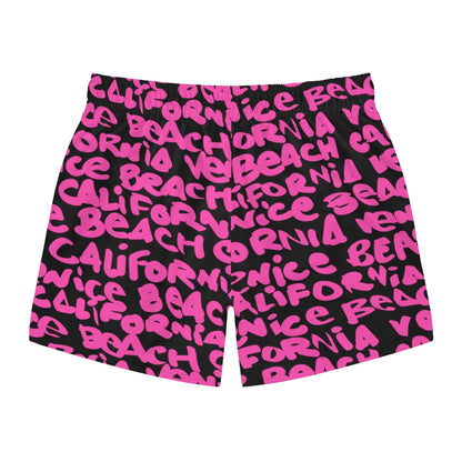 SWIM TRUNKS VENICE PINK