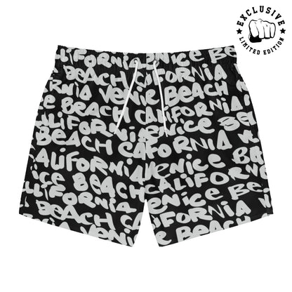 SWIM TRUNKS VENICE WHITE