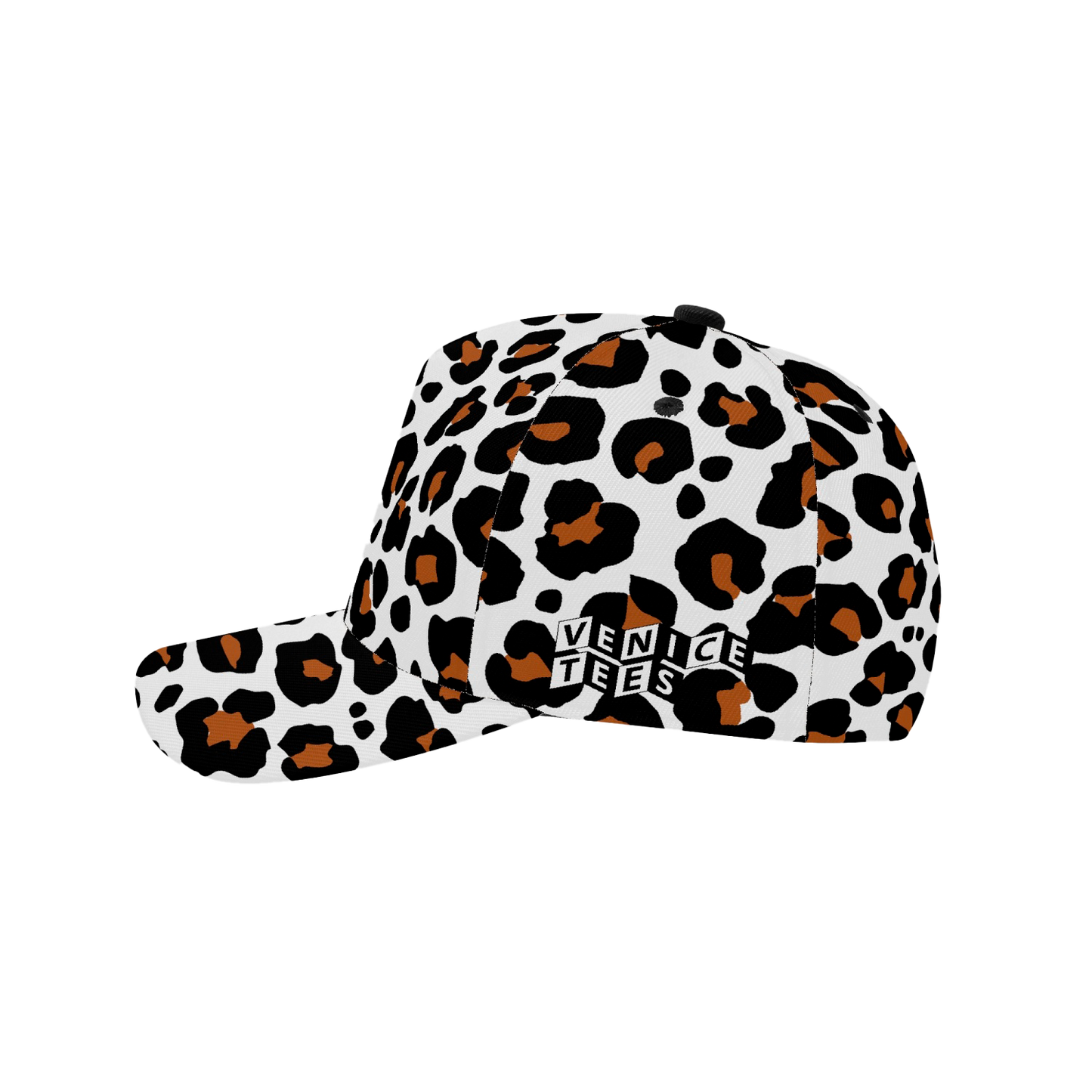 WHITE LEOPARD BASEBALL CAP