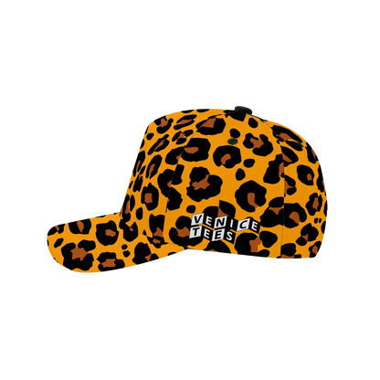 YELLOW LEOPARD BASEBALL CAP